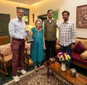 A memorable meeting with Ms. Almitra Patel